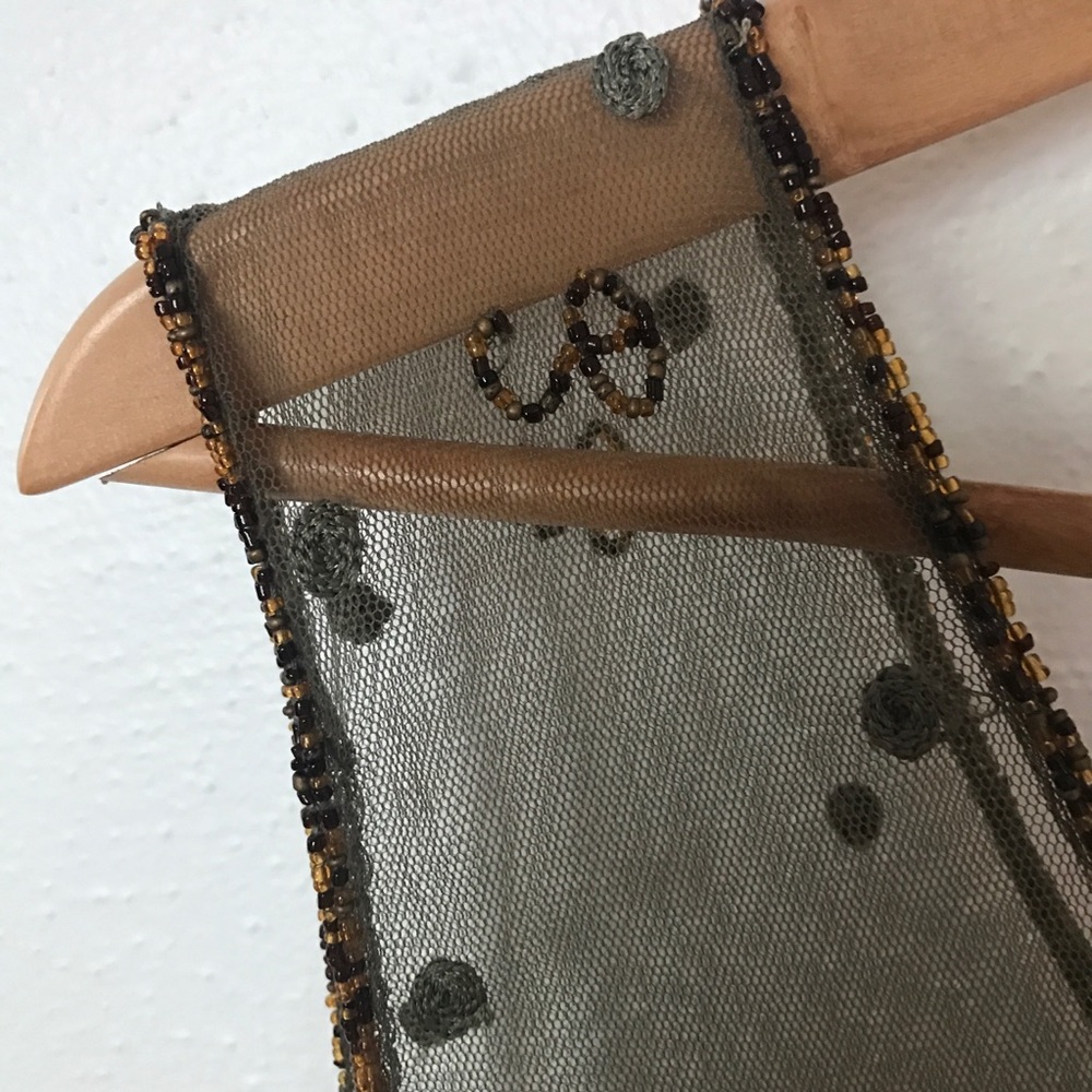 🌵 VINTAGE beaded lace sheer dress - Picture 8 of 8